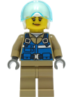Minifigur City - Wildlife Rescue Pilot - Female