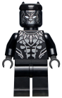 Minifigur Super Heroes - Black Panther (Pearl Dark Gray Highlights)