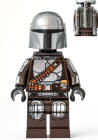 Minifigur Star Wars - The Mandalorian (Din Djarin - Mando) - Silver Beskar Armor m/ Jet Pack