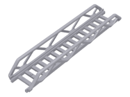 Deler - Light Bluish Gray Ladder 16 x 3.5 with Side Supports