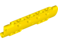 Deler - Yellow Technic, Panel Curved 11 x 3 with 10 Pin Holes through Panel Surface