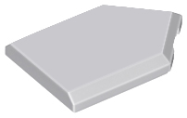 Deler - Light Bluish Gray Tile, Modified 2 x 3 Pentagonal