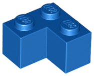 Deler - Blue Brick 2 x 2 Corner