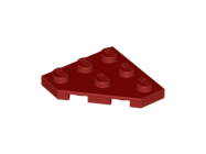 Deler - Dark Red Wedge, Plate 3 x 3 Cut Corner