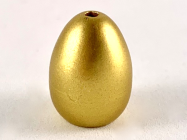 Deler - Metallic Gold Egg with Small Pin Hole