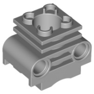Deler - Light Bluish Gray Technic Engine Cylinder without Side Slots