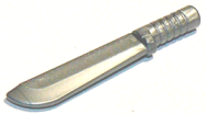 Deler - Flat Silver Minifigure, Weapon Machete