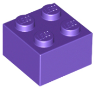 Deler - Dark Purple Brick 2 x 2