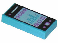 Tilbehør - Minifigur - Med azure tile 1x2 tile Smarttelefon