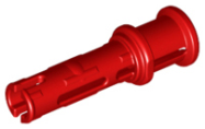 Deler - Red Technic, Pin 3L with Friction Ridges Lengthwise and Stop Bush