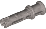 Deler - Flat Silver Technic, Pin 3L with Friction Ridges and Stop Bush