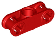 Deler Red Technic, Axle and Pin Connector Perpendicular 3L with Center Pin Hole