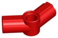 Deler - Red Technic, Axle and Pin Connector Angled #4 - 135 degrees