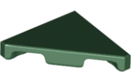 Deler - Dark Green Tile, Modified 2 x 2 Triangular