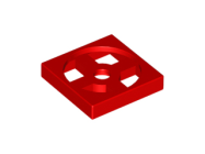 Deler - Red Turntable 2 x 2 Plate, Base