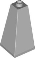 Deler - Light Bluish Gray Slope 75 2 x 2 x 3 Double Convex