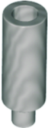 Deler - Flat Silver Minifigure, Utensil Candle