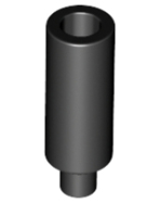 Deler - Black Minifigure, Utensil Candle