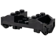 Deler - Black Train Wheel RC, Holder with Pin Slots