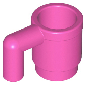 Deler - Dark Pink Minifigure, Utensil Cup
