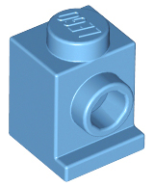 Deler - Medium Blue Brick, Modified 1 x 1 with Headlight