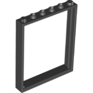 Deler - Black Window 1 x 6 x 6 Flat Front
