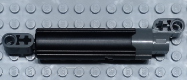 Deler - Black Technic Linear Actuator with Dark Bluish Gray Ends, Type 2