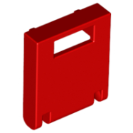 Deler - Red Container, Box 2 x 2 x 2 Door with Slot