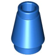 Deler - Blue Cone 1 x 1 with Top Groove