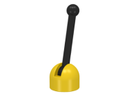 Deler - Yellow Antenna Small Base with Black Lever