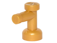 Deler - Pearl Gold Tap 1 x 1 without Hole in Nozzle End
