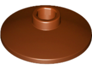 Deler - Reddish Brown Dish 2 x 2 Inverted (Radar)