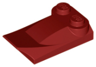 Deler - Dark Red Slope, Curved 3 x 2 x 2/3 with 2 Studs, Wing End