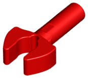 Deler - Red Bar   1L with Clip Mechanical Claw - Cut Edges and Hole on Side