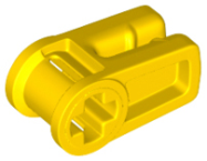 Deler - Yellow Technic, Axle and Wire Connector