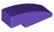 Deler - Dark Purple Slope, Curved 3 x 1
