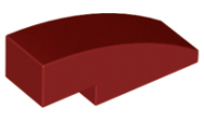 Deler - Dark Red Slope, Curved 3 x 1