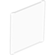 Deler - Trans-Clear Glass for Window 1 x 3 x 3 Flat Front