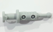 Deler - Light Bluish Gray Minifigure, Utensil Syringe with 2 Hollows