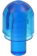 Deler - Trans-Dark Blue Bar with Light Cover (Bulb)/ Bionicle Barraki Eye