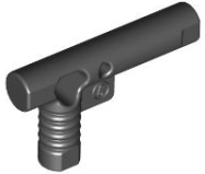 Deler - Black Minifigure, Utensil Hose Nozzle Elaborate