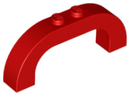Deler - Red Arch 1 x 6 x 2 Curved Top