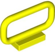 Deler - Neon Yellow Bar 1 x 4 x 2