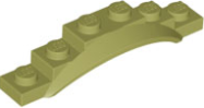 Deler - Olive Green Vehicle, Mudguard 1 1/2 x 6 x 1 with Arch
