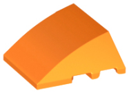 Deler - Orange Wedge 4 x 3 Triple Curved No Studs