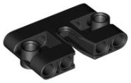 Deler - Black Technic, Pin Connector Block, Liftarm 1 x 3 x 5 with Cutout