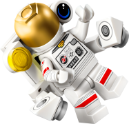 Minifigur  Serie 26 Romfart - Astronaut på tur