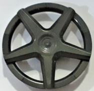 Deler - Pearl Dark Gray Wheel Cover 5 Spoke - for Wheel 72206pb01