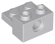 Deler - Light Bluish Gray Technic, Brick Modified 1 x 2 with Hole and 1 x 2 Plate