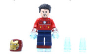 Minifigur Super Heroes - Iron Man med julegenser